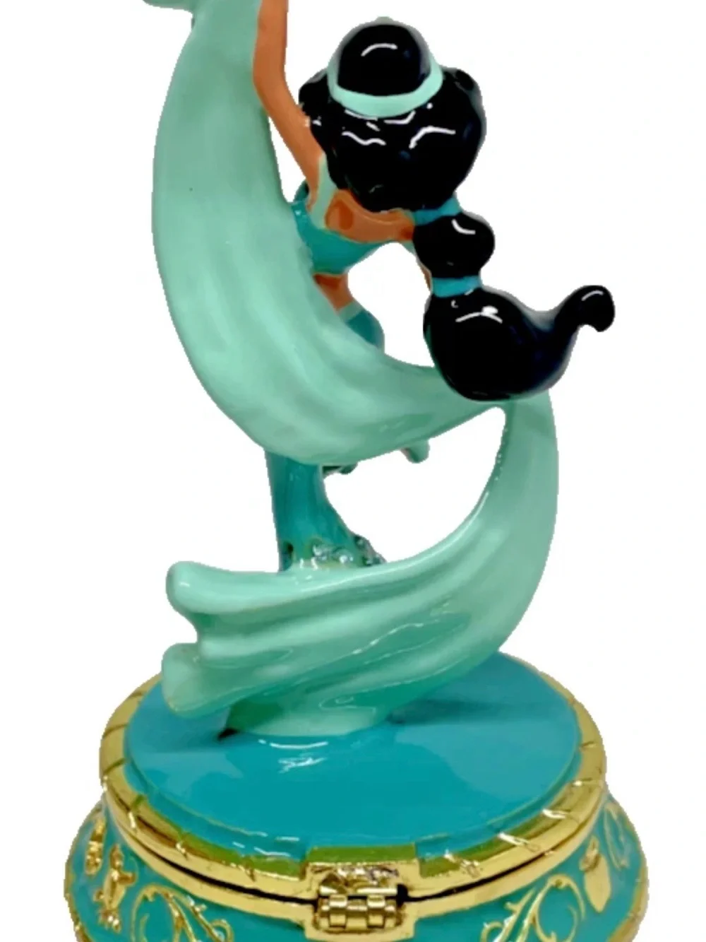 Disney Parks Arribas Brothers Aladdin Princess Jasmine Jeweled Trinket Box